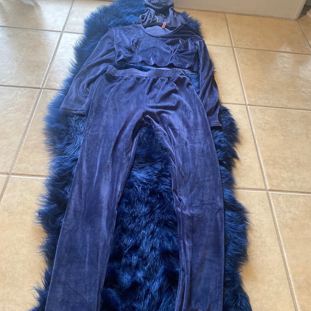 Two Piece Velour Set